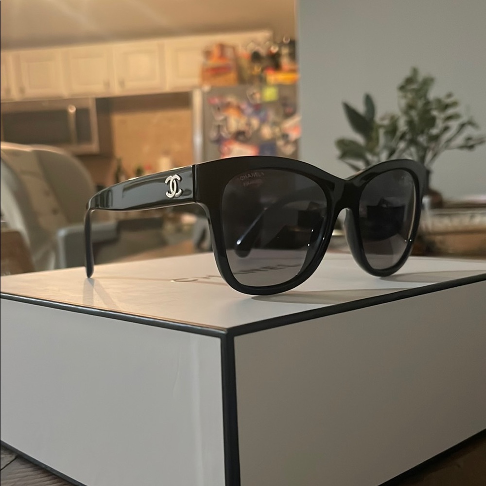 Chanel Black Sunglasses
